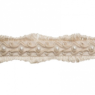 Тесьма настрочная с двухсторонней бахромой ZSR936 AYY